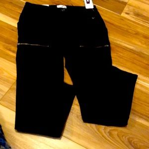 JOIE 6/28 LENGTH PARK CARGO PANTS JEANS, COLOR BLACK, CONTEMPORARY FIT